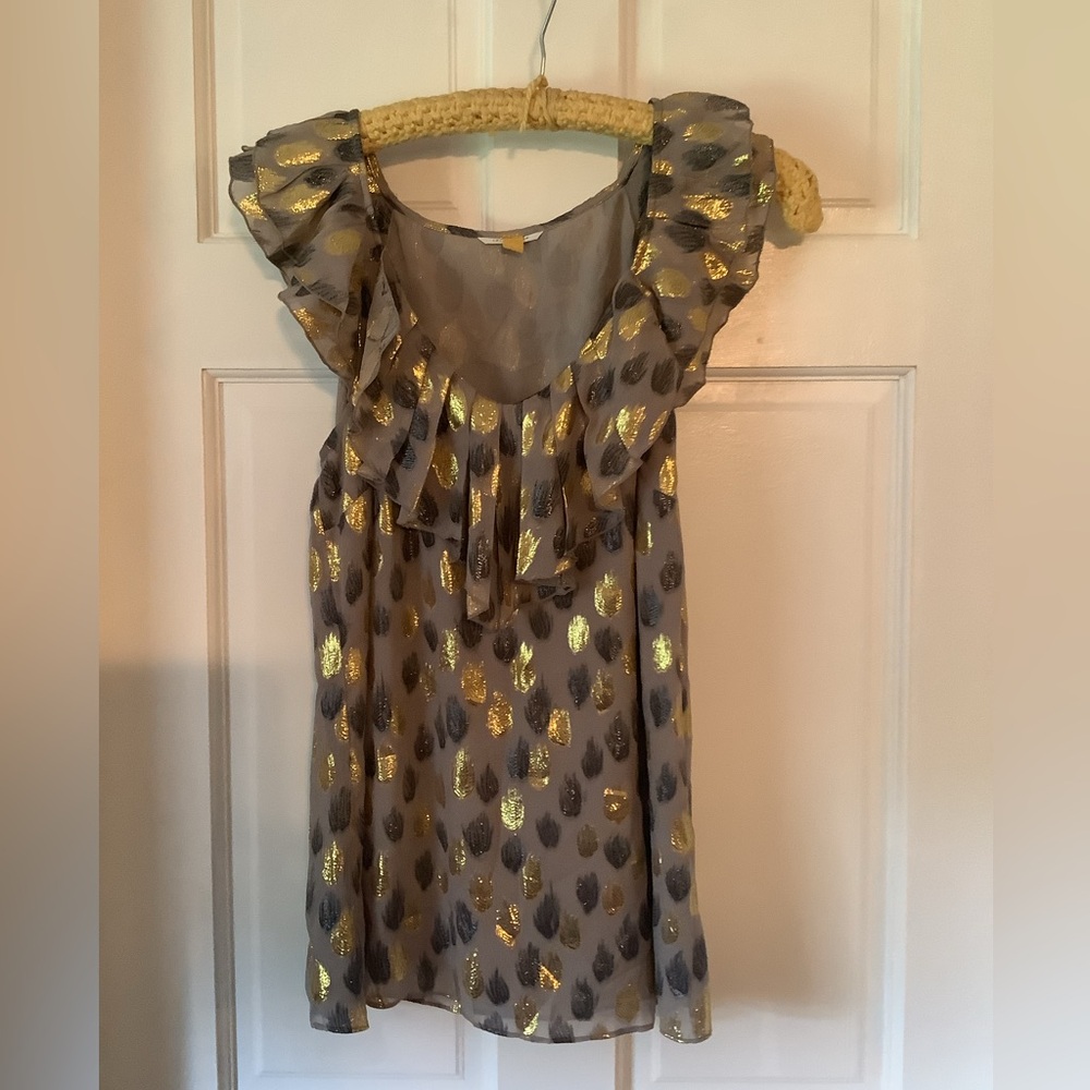 Sparkly and flowy top from Leifsdottir euc